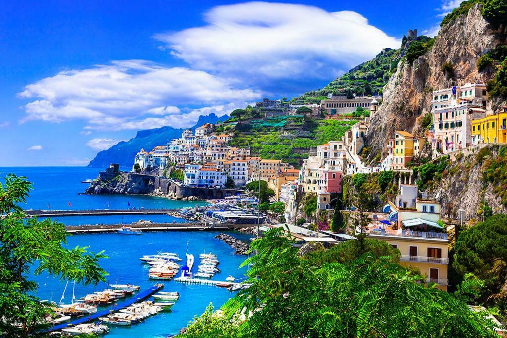 Appartement Coastal Cliff, Amalfi à Pianillo Extérieur photo